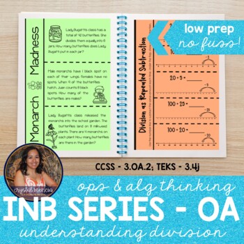 Preview of Understanding Division as Repeated Subtraction for Interactive Notebooks | 3OA2