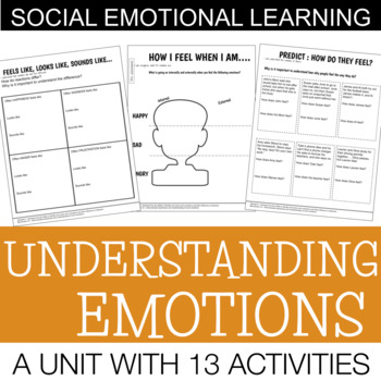 Preview of Social Emotional Skills Unit - Understanding Emotions