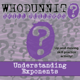 Understanding Exponents Whodunnit Activity - Printable & D