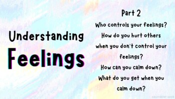 Preview of Understanding Feelings Part 2