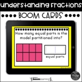 Understanding Fractions Intro with Models Boom Cards™ - Di