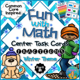 Understanding Fractions Math Center Task Cards Common Core