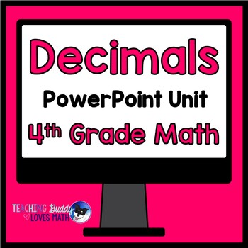 Preview of Decimals Math Unit 4th Grade Distance Learning