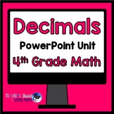 Decimals Math Unit 4th Grade Distance Learning