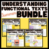Understanding Functional Texts - Summer - BUNDLE - EYP/ ES