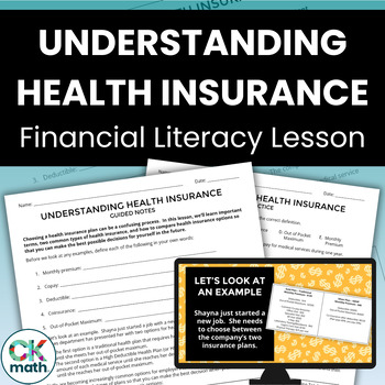 Preview of Understanding Health Insurance - Deductibles, Copays, Comparing Plans, and More!