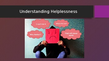 Preview of Understanding Helplessness