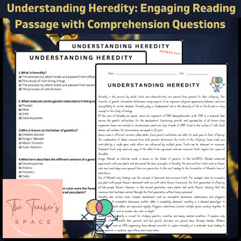 Preview of Understanding Heredity: Engaging Reading Passage with Comprehension Questions