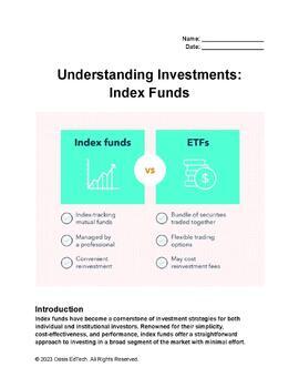 Preview of Understanding Investments: Index Funds Worksheet