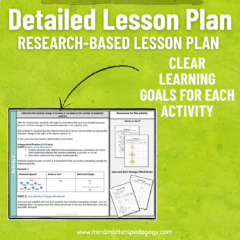 Understanding Ions Worksheets & Activities (No Prep Required) | TpT