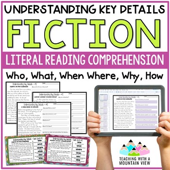 Preview of Reading Comprehension Passages and Questions Fiction