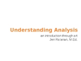 Understanding Literary Analysis Through Art: Powerpoint