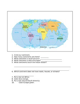 Understanding Locations - MAP skills by Mrs P's Pages | TPT