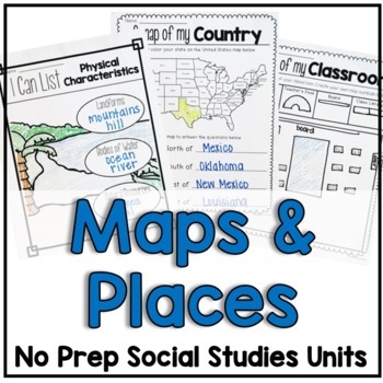Preview of Understanding Maps and Characteristics of Places