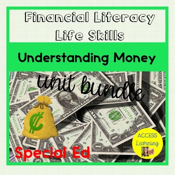 Preview of Understanding Money Unit  Book Activities Special Education Financial Literacy