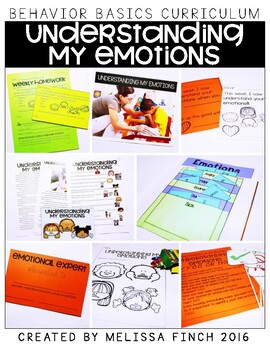 Preview of Understanding My Emotions- Behavior Basics Program for Special Education