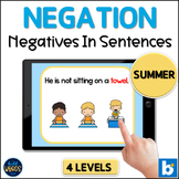 Negation Understanding Negatives in Sentences Summer Speec
