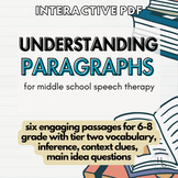 Understanding Paragraphs using Interesting Topics | Middle