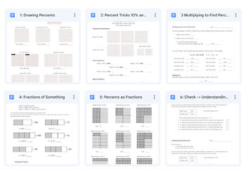 Preview of Understanding Percentages Pack