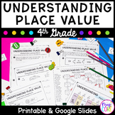 Understanding Place Value to Millions Unit Worksheets 4th 