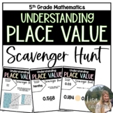 Understanding Place Value Scavenger Hunt for 5th Grade Math