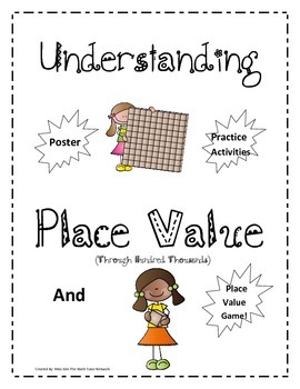 Preview of Understanding Place Value Through Hundred Thousands + Practice Activity & Game!