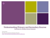 Understanding Primary and Secondary Sources Activities for
