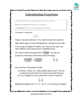 Preview of Understanding Proportions (M4P.E17)