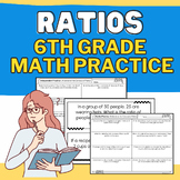 Understanding Ratios: 6th Grade Math Task Cards & Workshee