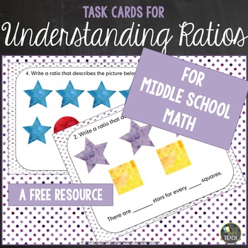 Preview of Understanding Ratios Task Cards