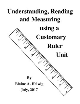 Preview of Understanding Reading, Measuring Using A Customary Ruler with Application - FREE