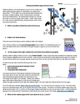 Preview of Understanding Relative Dating