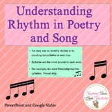 Understanding Rhythm in Poetry and Song