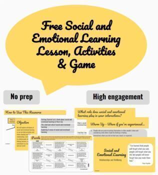 Preview of Understanding SEL Activities, Game, Printable, and Digital