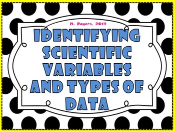 Preview of Scientific Variables