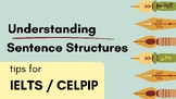 Understanding Sentence Structures tips for IELTS / CELPIP Writing