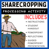 Understanding Sharecropping: Processing Activity