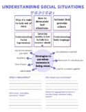 Understanding Social Situations Pragmatics Worksheet