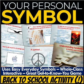 Preview of Your Personal Symbol! | Back to School! | Great First-Day Activity!