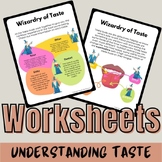 Understanding Taste Worksheets