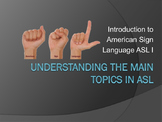 Introduction to American Sign Language I (Understanding th