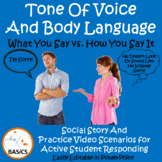 Understanding Tone of Voice and Body Language Social Story