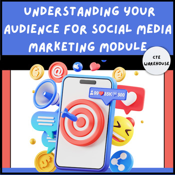 Preview of Understanding Your Audience for Social Media Marketing Module - High School PBL