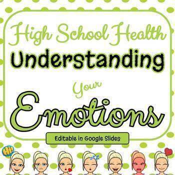 Preview of Understanding Your Emotions - Mental Health Google Slides Activity