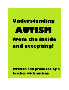 Preview of Understanding and Accepting Autism
