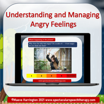 Preview of Understanding and Managing Angry Feelings: A Teletherapy Resource