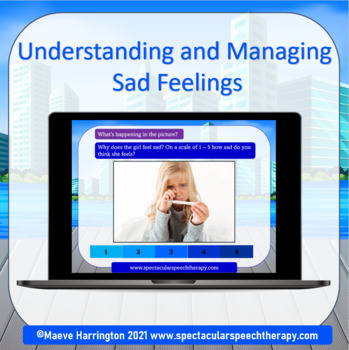 Preview of Understanding and Managing Sad Feelings: A Teletherapy Resource