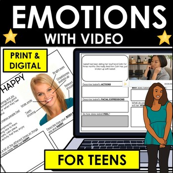 Preview of Understanding and identifying emotions using videos social skills SEL