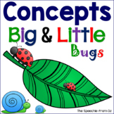 Concepts Big and Little for speech therapy