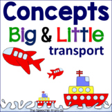 Basic concepts - big and little for speech therapy